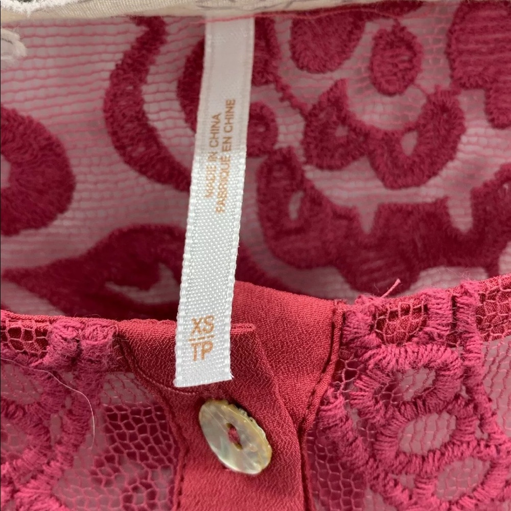 Free people Jens pirates booty lacy EL Sol lace XS - Picture 4 of 6